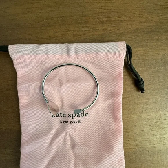 Kate Spade Silver Heritage Heart Cuff - Picture 7 of 7